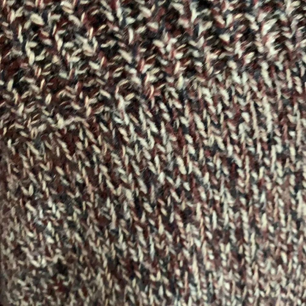 Tom Tailor deep purple plum marled pullover button up sweater